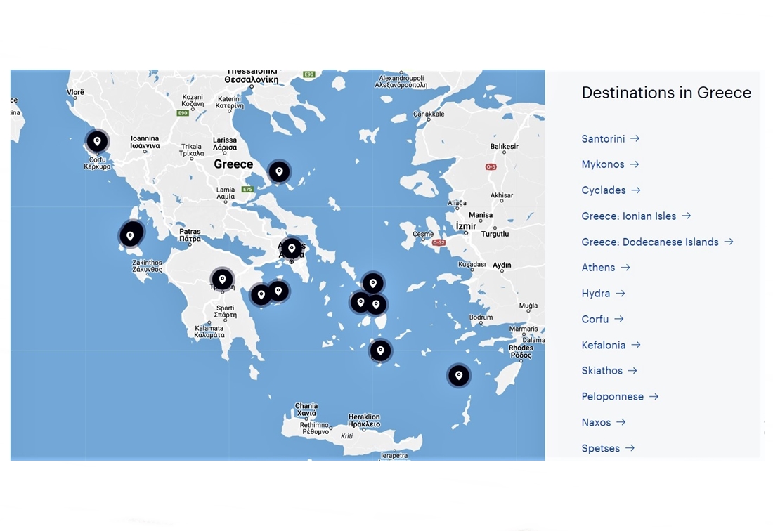 destinatii inchirieri yacht in grecia